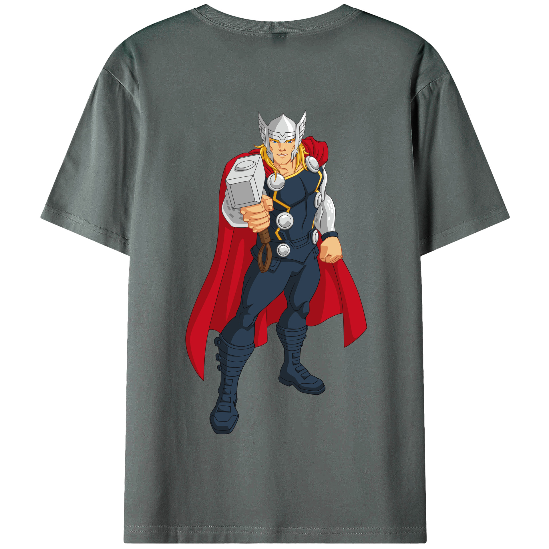 （画像用） アベンジャーズ The Avengers 綿100％半袖Tシャツ（背面プリント）